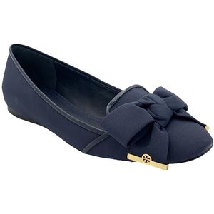 Tory Burch Blue Bow-tie Flats